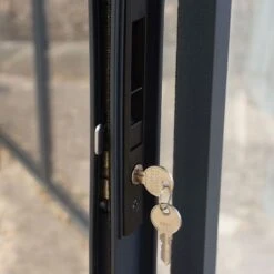 12x12 Palram Canopia Ledro 3600 Enclosed Grey Gazebo -Lifetina Shop 704745 palram ledro 3600 enclosed grey gazebo lock