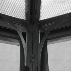 12x12 Palram Canopia Ledro 3600 Enclosed Grey Gazebo -Lifetina Shop 704745 palram ledro 3600 enclosed grey gazebo structure