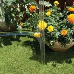 6' X 4' Palram Canopia Harmony Grey Greenhouse (1.85m X 1.26m) -Lifetina Shop 705163 harmony 6x4 grey close up6 min 1