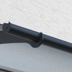 5' X 3' Palram Canopia Altair 1500 Grey Door Canopy (1.51m X 0.92m) -Lifetina Shop 705531 canopy altair 1500 grey clear close up1 min 1