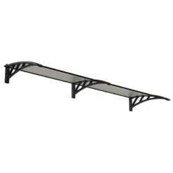 Palram Canopia Neo 2360 Grey Twinwall Door Canopy -Lifetina Shop 705608 palram canopia neo 2360 grey twinwall door canopy cutout min