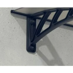 Palram Canopia Neo 3540 Grey Twinwall Door Canopy -Lifetina Shop 705609 palram canopia neo 3540 grey twinwall door canopy close up3 min