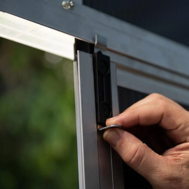 11' X 21.3' Palram Canopia Yukon Dark Grey Plastic Shed With WPC Floor (3.32m X 6.43m) 8 11' X 21.3' Palram Canopia Yukon Dark Grey Plastic Shed With WPC Floor (3.32m X 6.43m) - Image 8