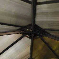 10' X 15' Palram Canopia Ledro 4300 Enclosed Gazebo (2.96m X 4.3m) -Lifetina Shop 705760 ledro 4300 enclosed gazebo close up5 min 1 1
