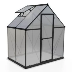 6' X 4' Palram Canopia Mythos Grey Greenhouse (1.85m X 1.26m) -Lifetina Shop 705897 mythos 6x4 grey greenhouse cutout min 1