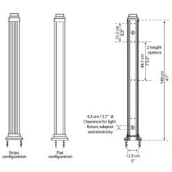 12' X 42' Palram Canopia Arcadia Alpine 12700 Grey Metal Carport (3.59m X 12.86m) -Lifetina Shop 705917 carport arcadia alpine 12700 grey drawing2 min 1