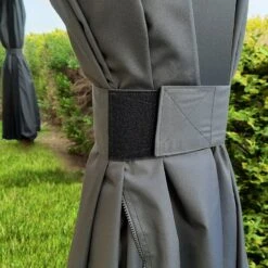 Palram Canopia Gazebo Curtains Set For Dallas 4900 Garden Gazebo -Lifetina Shop 706598 palram gazebo curtains for dallas 4900 gazebo close up2 min