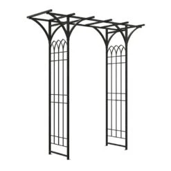 Panacea Gothic Metal Garden Arch 6'9 X 3'9 5 Panacea Gothic Metal Garden Arch 6'9 X 3'9 -Lifetina Shop 84312 panacea gothic metal garden arch 6 9 x 3 9 cutout min