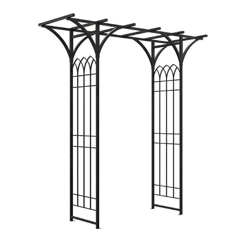 Panacea Gothic Metal Garden Arch 6'9 X 3'9 3 Panacea Gothic Metal Garden Arch 6'9 X 3'9 - Image 3