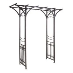 Panacea Park Lane Metal Garden Arch 6'9 X 6'3
