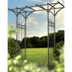 Panacea Kensington Metal Garden Arch 6'9 X 6'3