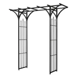 Panacea Finials Metal Garden Arch 7' X 6'3 -Lifetina Shop 89088 panacea finials metal garden arch 7 x 6 3 cutout min