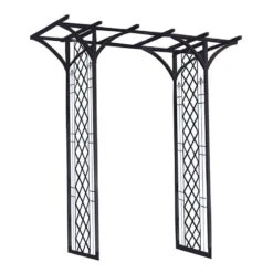 Panacea Lattice Metal Garden Arch 6'9 X 3'9 5 Panacea Lattice Metal Garden Arch 6'9 X 3'9 -Lifetina Shop 89089 cutout min