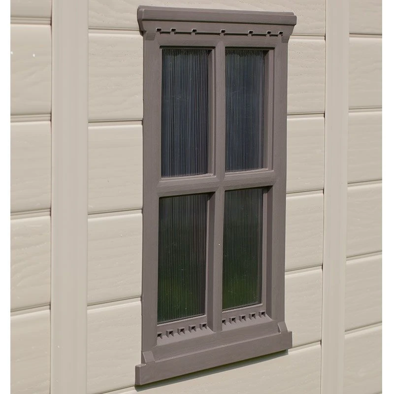 6' X 6' Keter Factor Plastic Garden Shed (1.78m X 1.96m) 9 6' X 6' Keter Factor Plastic Garden Shed (1.78m X 1.96m) - Image 9