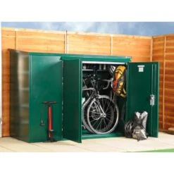 6' X 3' Asgard Addition Premium Metal Bike Shed (1.8m X 0.9m)