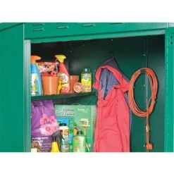 5'2 X 3'7 Asgard Flexistore 1511 Metal Shed (1.58m X 1.1m) -Lifetina Shop asgfs1511 5x4 asgard flexistore 1511 metal storage close up1 min 1