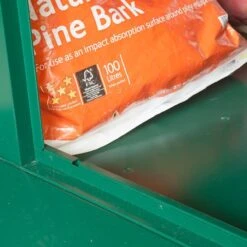 5'2 X 3'7 Asgard Flexistore 1511 Metal Shed (1.58m X 1.1m) -Lifetina Shop asgfs1511 5x4 asgard flexistore 1511 metal storage close up9 min 1