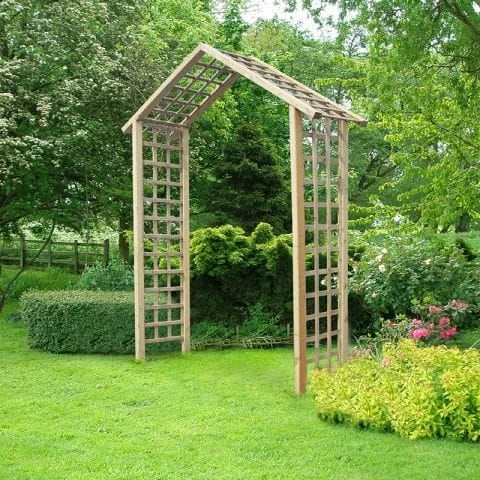 Pantheon Atlas Wooden Garden Arch 6'x2' 2 Pantheon Atlas Wooden Garden Arch 6'x2' - Image 2