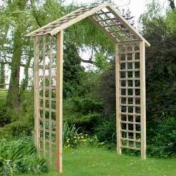 Pantheon Atlas Wooden Garden Arch 6'x2'
