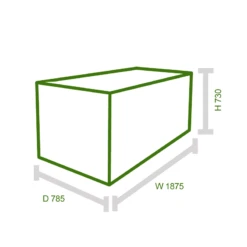 6x2 Trimetals Green Protect.a.Box - Premium Metal Garden Storage 8 6x2 Trimetals Green Protect.a.Box - Premium Metal Garden Storage -Lifetina Shop b74 green tech