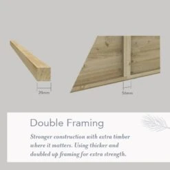 10' X 10' Forest Beckwood 25yr Guarantee Shiplap Pressure Treated Windowless Double Door Reverse Apex Wooden Shed (3.21m X 3.01m) -Lifetina Shop beckwood double framing usp 1 20