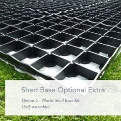 7' X 5' Forest Beckwood 25yr Guarantee Shiplap Pressure Treated Double Door Apex Wooden Shed (2.28m X 1.53m) -Lifetina Shop beckwood plastic shed base image 16