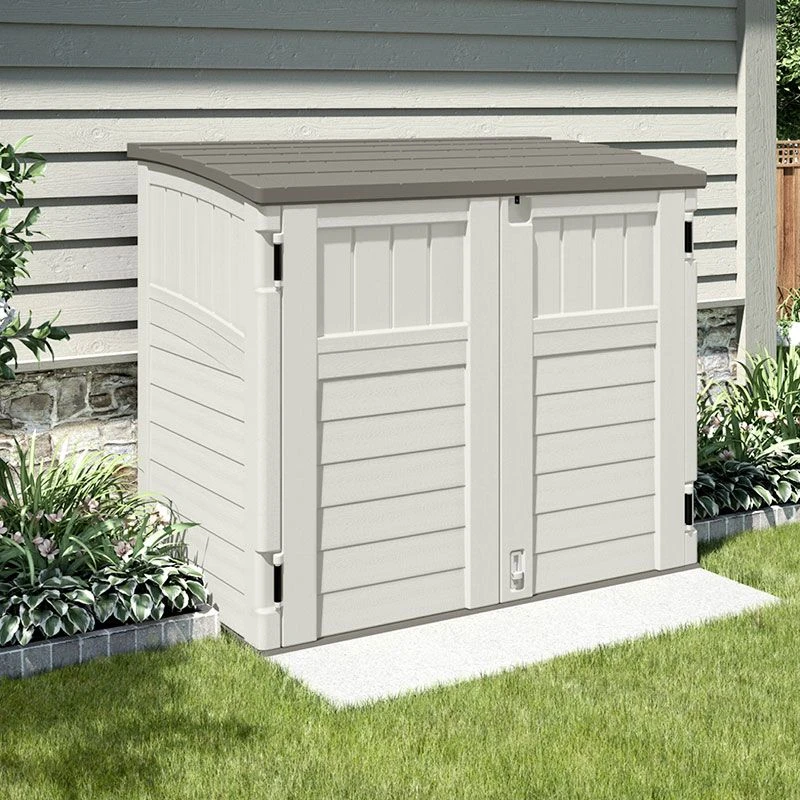 4 X 3 Suncast Resin Kensington Six Store - Plastic Garden Storage 4 4 X 3 Suncast Resin Kensington Six Store - Plastic Garden Storage - Image 4