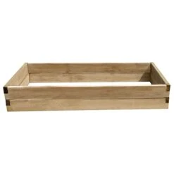 Forest Caledonian Rectangular Raised Bed 6'x3' (1.8x0.9m) -Lifetina Shop cal18090 caledonian rectangular bed 180x90cm render1 min