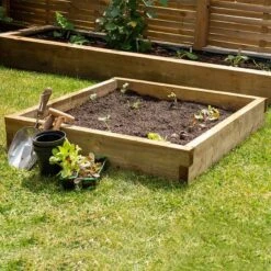 Forest Caledonian Small Raised Bed 3' X 3' (0.9m X 0.9m) -Lifetina Shop calrb9090 caledonian compact raised bed 90x90cm insitu2 min