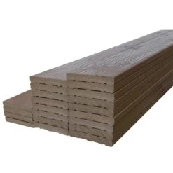 Forest 8' X 8' Composite Decking Kit - Brown (2.4m X 2.4m) -Lifetina Shop cdkitbr composite deck kit brown cutout2 min