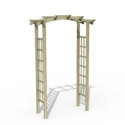 Forest Classic Dome Top Wooden Garden Pergola Arch 4'5 X 2'4 -Lifetina Shop cladtahd cladta 2