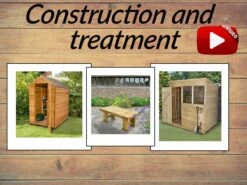 Forest Low Sleeper Wooden Garden Table 4'x2' (1.2x0.6m) -Lifetina Shop construction and treatment 11 4