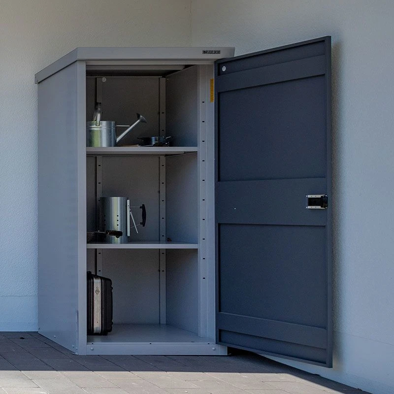 3' X 3'2 Trimetals Guardian D33 Metal Shed (0.91m X 0.97m) 2 3' X 3'2 Trimetals Guardian D33 Metal Shed (0.91m X 0.97m) - Image 2