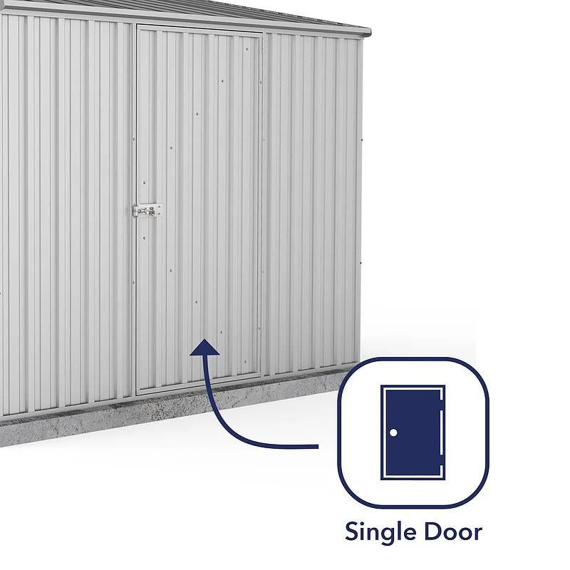 7'5 X 5' Absco Storemaster 2ZA Zinc Metal Garden Shed (2.26m X 1.52m) 6 7'5 X 5' Absco Storemaster 2ZA Zinc Metal Garden Shed (2.26m X 1.52m) - Image 6