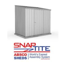 7'5 X 5' Absco Storemaster 2ZA Zinc Metal Garden Shed (2.26m X 1.52m) 11 7'5 X 5' Absco Storemaster 2ZA Zinc Metal Garden Shed (2.26m X 1.52m) -Lifetina Shop esdxl20met003bun 7x5 absco storemaster zinc metal shed cutout2 min