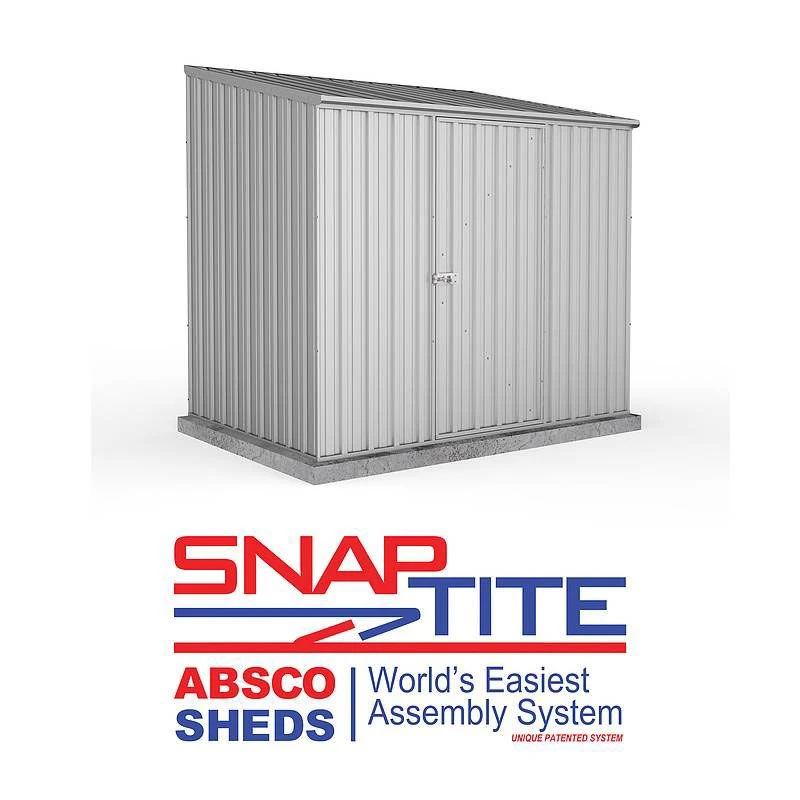 7'5 X 5' Absco Storemaster 2ZA Zinc Metal Garden Shed (2.26m X 1.52m) 3 7'5 X 5' Absco Storemaster 2ZA Zinc Metal Garden Shed (2.26m X 1.52m) - Image 3