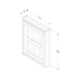 Forest Wooden Fold Down Garden Wall Bar 2'6 X 0'6 -Lifetina Shop fdgbar 11