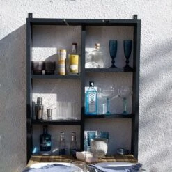 Forest Wooden Fold Down Garden Wall Bar 2'6 X 0'6 -Lifetina Shop fdgbar 7