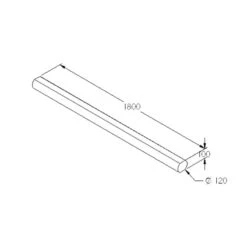 Forest 6ft Pressure Treated Mini Sleeper (4 Pack) -Lifetina Shop fms6 forest 6ft sleeper drawing min