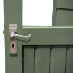 8' X 5' Forest Retreat Green Luxury Shed (2.41m X 1.5m) - Installation Included -Lifetina Shop fra58gnin forest retreat 8x5 apex shed green close up min