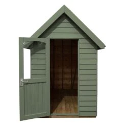8' X 5' Forest Retreat Green Luxury Shed (2.41m X 1.5m) - Installation Included -Lifetina Shop fra58gnin forest retreat 8x5 apex shed green cutout3 min 1
