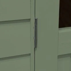 8' X 5' Forest Retreat Green Luxury Shed (2.41m X 1.5m) - Installation Included -Lifetina Shop fra58gnin forest retreat 8x5 apex shed green hinge min