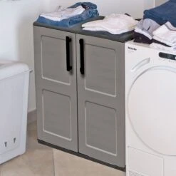 2'2 X 1'2 Shire Mid Plastic Garden Storage Cupboard With Shelves (0.68m X 0.37m) -Lifetina Shop free71b 1aa shire mid plastic storage with shelves no3 min