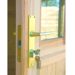 Palmako Roger 5.1m X 5.5m Log Cabin Garage (44mm) - Double Doors -Lifetina Shop frt44 5357 05