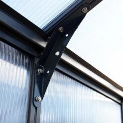 8'x20' Palram Canopia Glory Grey Large Polycarbonate Greenhouse (2.4x6m) -Lifetina Shop glory gr palram reinforced structure 3