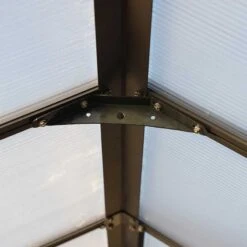 8'x16' Palram Canopia Glory Grey Large Polycarbonate Greenhouse (2.4x4.8m) -Lifetina Shop glory gr palram reinforced roof 02 2