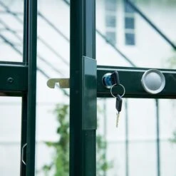 8'6 X 10'7 Green Frame Halls Magnum 810 Greenhouse (2.57 X 3.22m) -Lifetina Shop hal108gmg 05