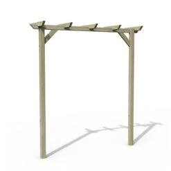 Forest Hanbury Flat Top Wooden Garden Pergola Arch 6'10 X 1'8 -Lifetina Shop hanfta 2