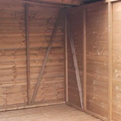 20' X 12' Traditional Heavy Duty Shiplap Pent Wooden Garden Shed (6.10m X 3.66m) -Lifetina Shop heavy duty pent sheds feature3 min 4