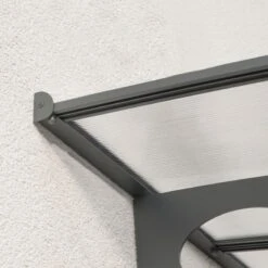 Palram Canopia Herald 2230 Black Door Canopy -Lifetina Shop herald 2230 canopies palram 0979 wallmounting